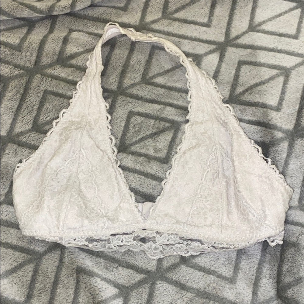 White Hollister Bralette